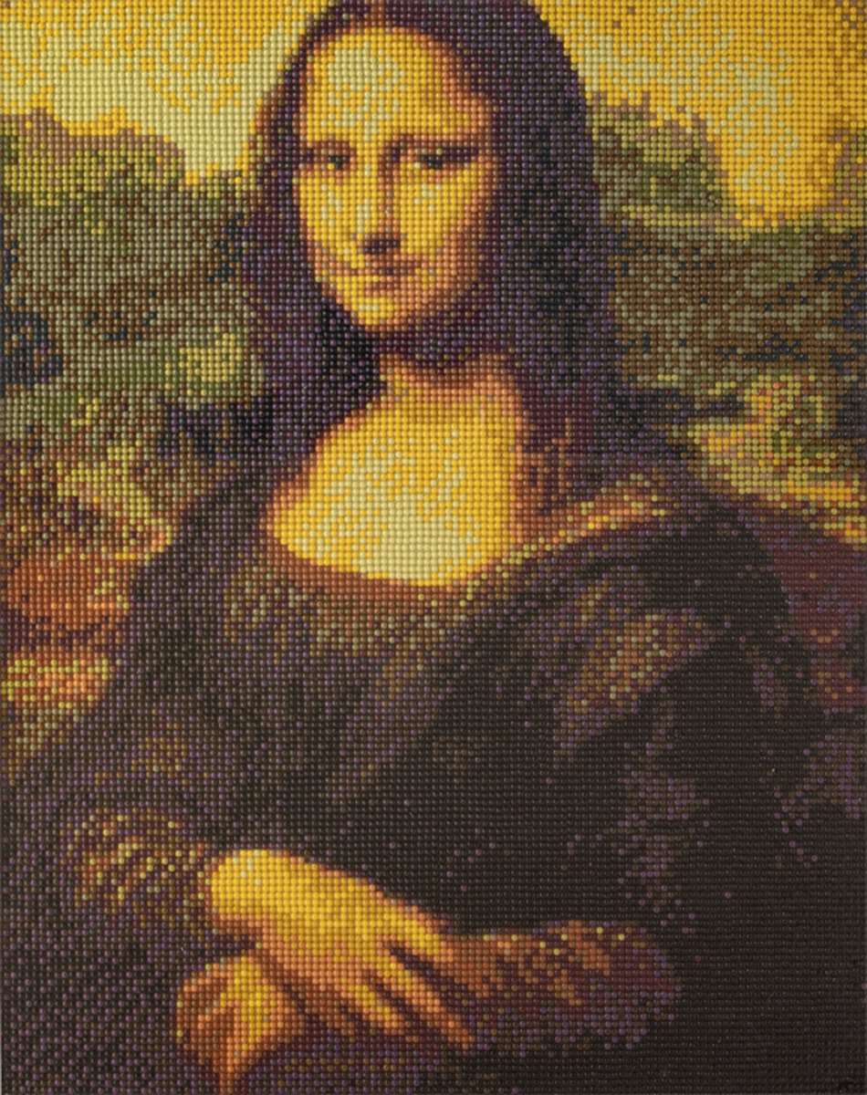 Craft Sensations Diamond painting voor volwassenen | Mona Lisa diamond painting | Formaat 40 X 50 CM | Knutselpakket volwassenen